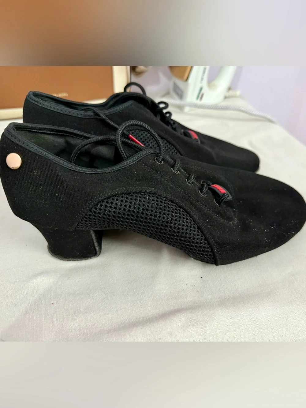 Women's Latin Dance Shoes Practice and Teaching, US 7.5